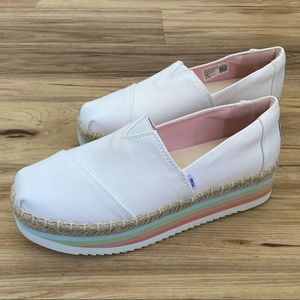 TOMS Alpargata High Platform, Women’s Size 7.5